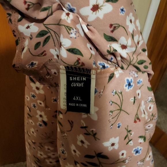 Floral Print Ruffle Hem Cami Dress - Picture 4 of 5